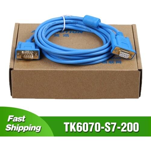 TK6070-S7-200 for Veinview TK6070 Series Touch Panel HMI Connect Siemens S7-200 PLC Programming Cable
