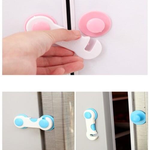 10PCS Multi-use Baby Drawer Lock Plastic Child Security For Cabinet Refrigerator Window Closet Protect Toddler Safety Protector