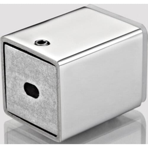 20PCS 304 stainless steel shower room 25 * 25 square tube bathroom rod glass fixing accessories