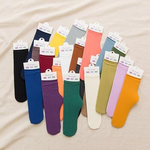 5 pairs/summer solid velvet ladies thin stockings pile socks jacquard ice socks with curls
