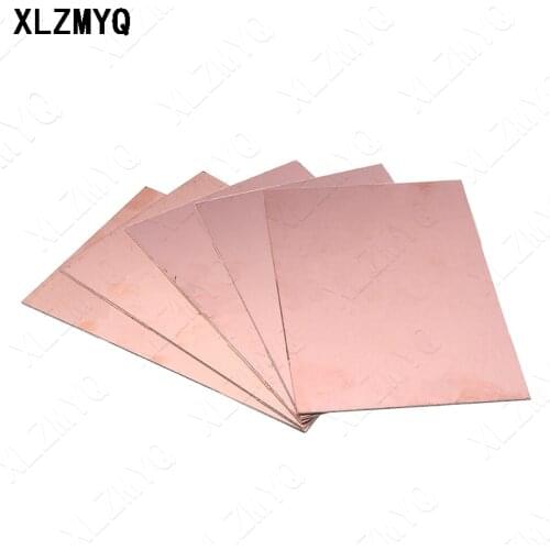 5pcs/lot 10x15 FR4 Fiberglass Board 10*15cm PCB Single Side Prototype Board Diy Laminate Printed Circuit Board Electronic Plate