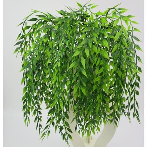 54cm Artificial Weeping Willow Ivy Vine Outdoor Garden Hanging Garland Wedding Decoration