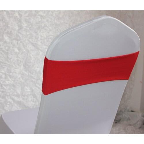 NO.8 Colors 100pcs 15×35cm Spandex Bands/Expand Bands/Spandex Chair Cover For Wedding Banquet Decoration