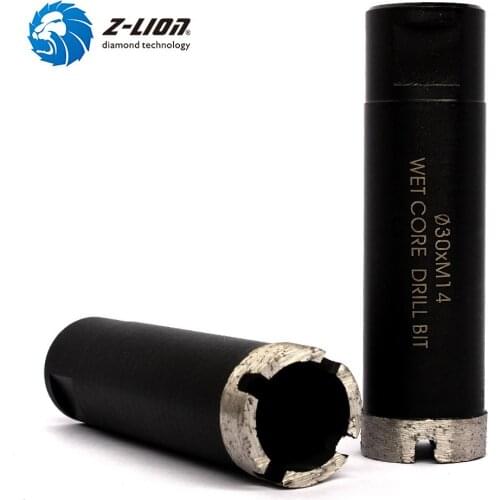Z-LION 1PC 30mm Diamond Abrasive Block Hole Saw Tool For Ceramic Tile Marble Stone Hole Cutter M14 Connection Wet Drilling Bit