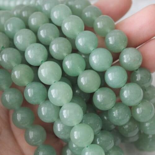 Natural Green Aventurine Bead 4mm 6mm 8mm 10mm 12mm Adventurine Beads Stone Jewelry Making Beading 15.5" 1string