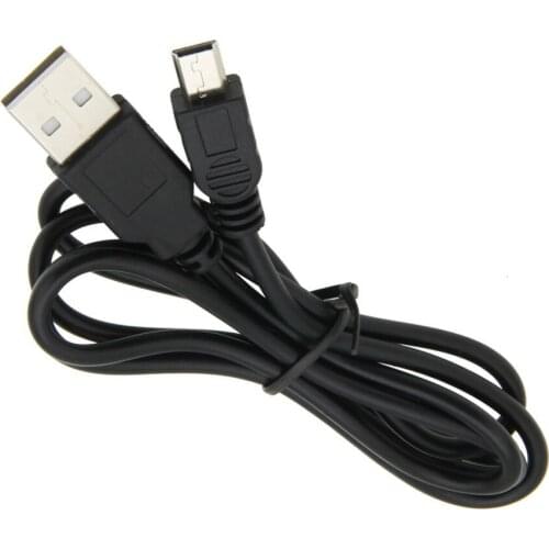 Black USB A Male to Mini Usb B 5Pin male Adapter Data Sync Charge Cable Charging Line Cord For Phones MP3 MP4 Player Camera GPS