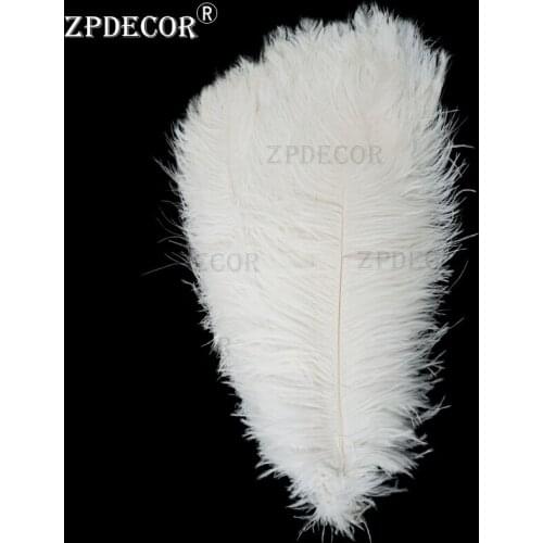 CHINAZP Factory Size 55-60cm100pcs/lot+45-50cm 650pieces Best Decorative white Large Ostrich Feathers