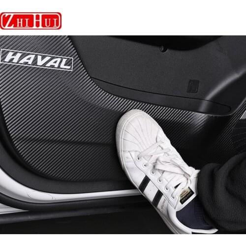 For Great Wall Haval Hover Jolion 2021 Leather Car Door Anti Kick Pad Protection Side Edge Film Protector Stickers Accessories