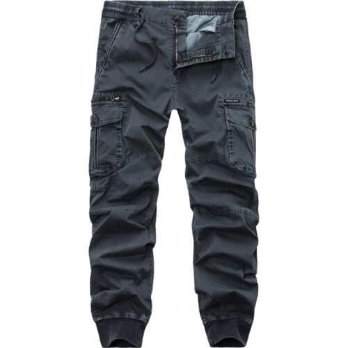 9 color classic 2021 free shipping New Mens Cargo Pants Fashion Multipocket Cotton Casual Tooling Pant Plus Size 29-38