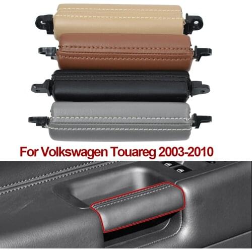 LHD RHD Quality Interior Driver Door Leather Pull Handle Replacement For VW Volkswagen Touareg 2003-2010