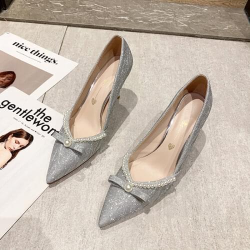 Luo flower Womens High-heeled Shoes