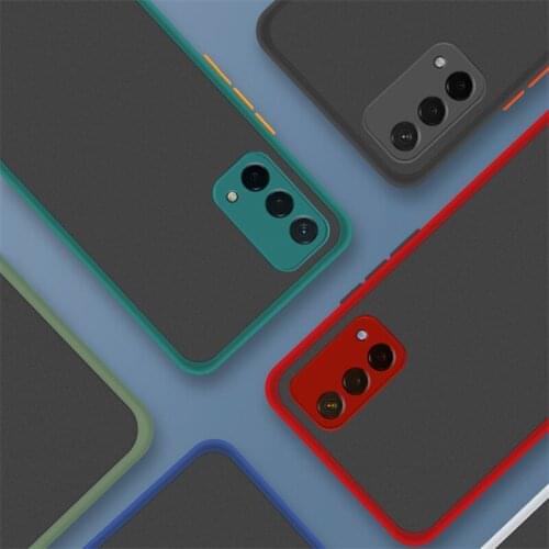 Matte Bumper For Xiaomi Redmi 9A Case For Redmi 9A 9 9C Note 9 9S Cover Shockproof Protective Phone Case For Xiaomi Redmi 9A