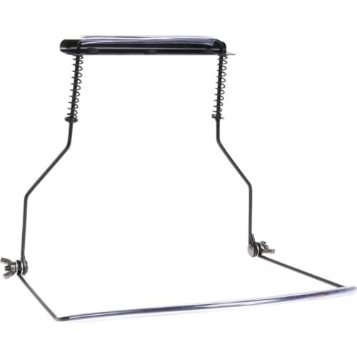 Metal Harmonicas Brackets Professional Black Harmonica Neck Holder Harp Rack Support For 10 Holes Instruments Gear