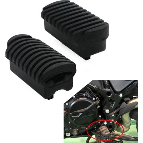 Motorcycle Front Footpeg Foot Plate Footrest Rubber For BMW F 650 700 800 GS F800GS 08-17 F700GS 13-17 F650GS 09-12