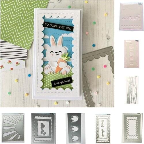 Sun Flower Frame New Metal Cutting Dies Stamps Stencil For 2021 Scrapbook Diary Decoration Embossing Template DiY Greeting Card