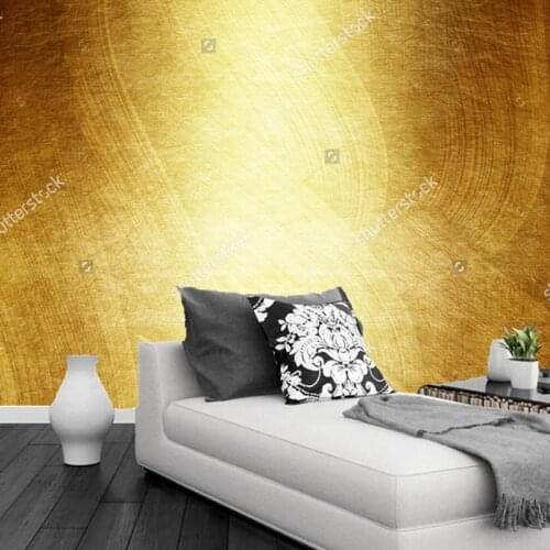 Custom luxury gold wallpaper,gold polished metal,3D photo mural for living room bedroom KTV backdrop waterproof wallpaper