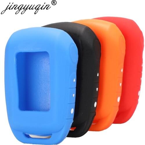 Jingyuqin 30X Silicone Key Case For Starline A92/A94/V62/A62/A64 Tamarack Russian Two Way Car Alarm LCD Remote Control Keychain
