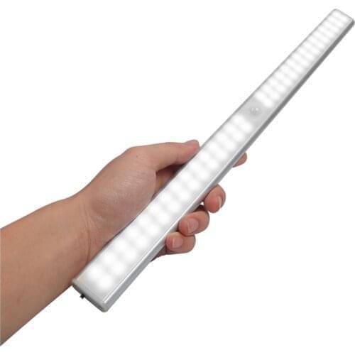 40CM 19CM LED Under Cabinet Light Motion Sensor Chargeable Super Bright Emergency Lighting for Closet Wardrobe Kitchen Cupboard