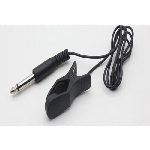 Universal Plastic Pickup for Guitar Violin Cello Mandolin Clip-on Bass Guitar Pickup Black