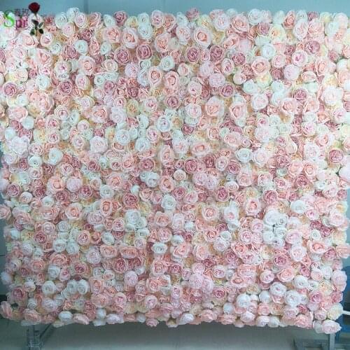 SPR higher quality 3D Artificial rose peony flower wall wedding backdrop party events artificial flower arrangements