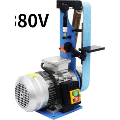 Vertical Sanding Belt Machine Model 915 Polishing Machine Small Electric Polishing Deburring Sanding Machine