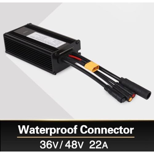 Waterproof Connector 36V 48V 500W 22A 9 Mosfet Electric bicycle Dual Mode Hall Sensor and Hall Sensorless Support LED LCD