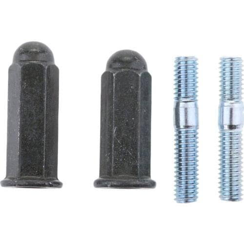 2 Set Scooter Muffler Exhaust Motorcycle Scooter Exhaust Manifold Studs Nuts Bolts 6mm Set For 110-200cc Pit Dirt Bike Pit