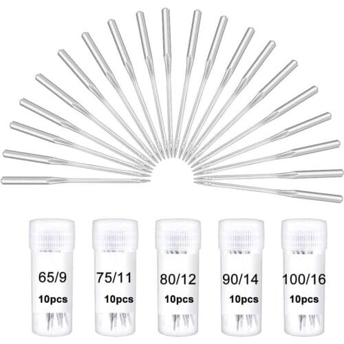 10Pcs Household Sewing Machine Needle Sharp Universal Regular Point For Singer Brother Sewing Machine Accessories