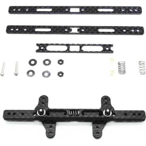 2Sets Front/Rear Roller Stay With One Spring 15497 Long Reinforcing Plate Upgrade Parts For Tamiya Mini 4WD Racing Car Model