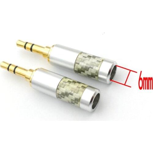 20-50pcs3.5mm Stereo For Repair Headphone Jack Plug Cable Audio Connector adapter