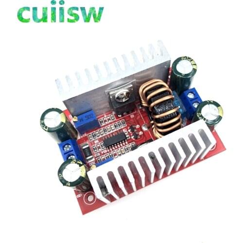 400W 15A DC-DC Boost Converter Step Up Power Transformer Supply Voltage Regulator Constant Power Heat Sink 8.5V-50V to 10-60V