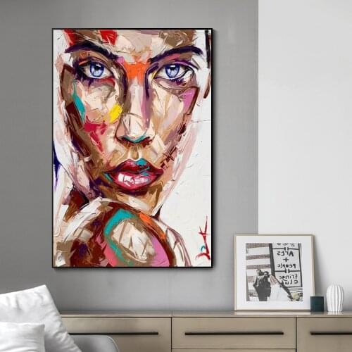 Abstract African Girl Street Wall Art Canvas Paintings Modern Watercolor Girl Graffiti Art Posters And Prints Wall Pictures