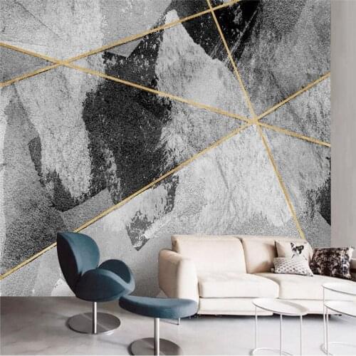 Beibehang Nordic modern abstract creative art landscape wallpapers living room decoration TV background wall papers home decor