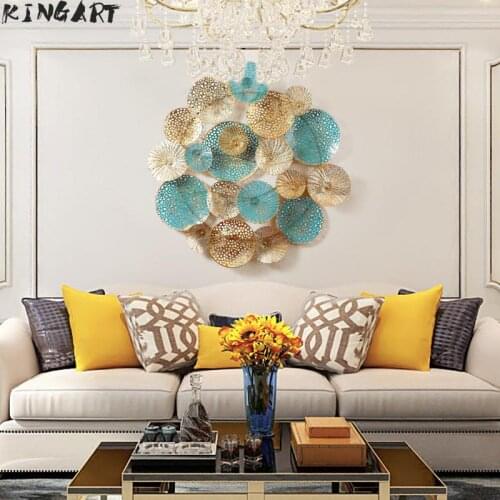 Big Wall Hanging Iron Wall Decoration Modern 3d Wall Plaque Metal Wall Frame Living Room Picture frame For Home 44586521