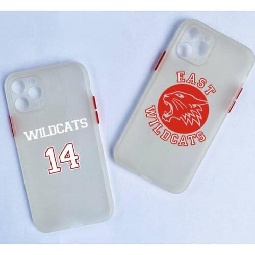 Wildcats Troy Bolton High School Musical Phone Cases For iphone 12 11 Pro Max XS 8 7 Plus X SE 2020 XR Matte Transparent Light