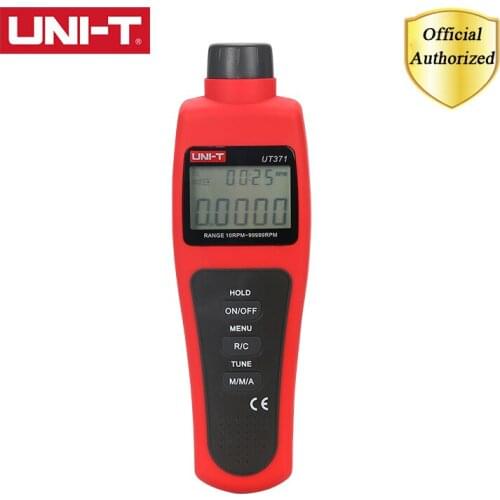 UNI-T UT371 UT372 Digital Laser Non-contact Tachometer Data Hold Odometer/MAX/MIN/AVG Mode USB Interface RPM Range 10~99999RPM