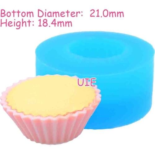 GYL368U 21.0mm Cake Moulding Standing Silicone Mold Fondant Cake Decoration Candy Resin Clay Earrings Necklace Craft Soap Candle
