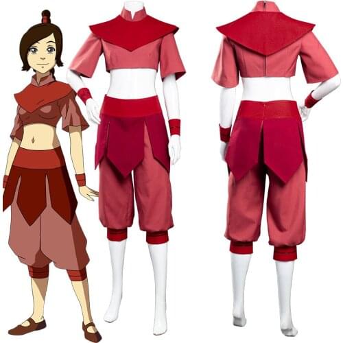 Avatar The Last Airbender Ty Lee Cosplay Costume Halloween Carnival Outfits Costumes