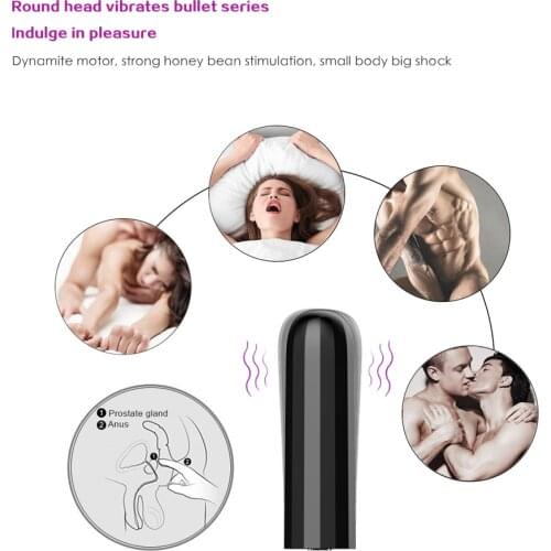 Bullet strong shock egg mini USB charging bullet waterproof sex toy for female adult