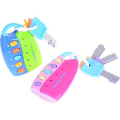 New Children Pretend play Baby Music Toys Musical Car Key Vocal Smart Remote Car Voices Pretend Play Educational Toys