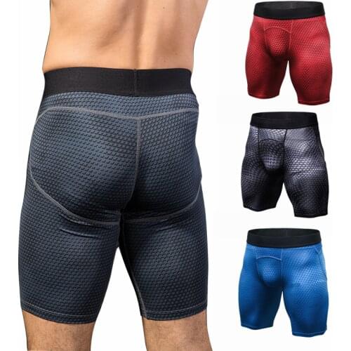NEW Mens Outdoor Sport Running Shorts Gym Fitness Shorts Compression Shorts For Men