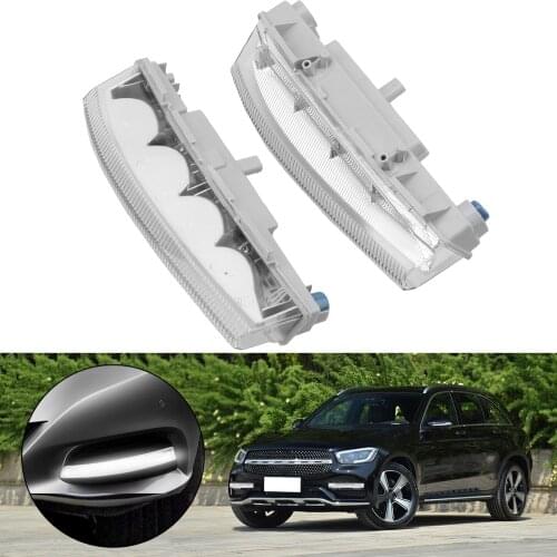Fog Light For Mercedes Benz C-Class W204/S204 2007-2014 W212 2009-2014 R172 2012 2013 Car Front LED DRL Daytime Running Lamp