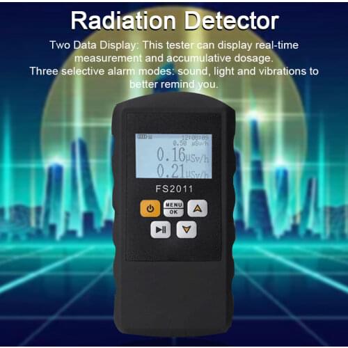 Nuclear Radiation Detector Monitor Radioactive Radiation Tester Geiger Counter Tester Stone jewelry Radiation Tester