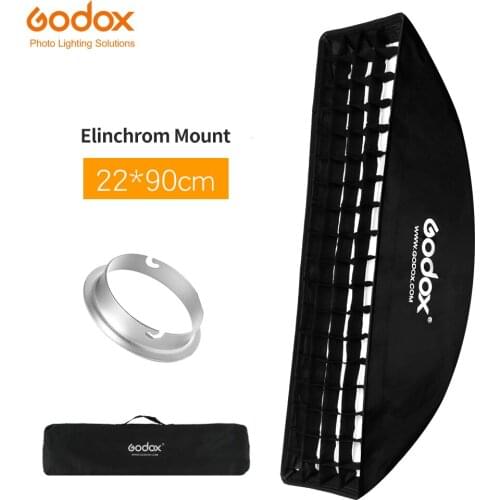 Godox 9"x 35" 22 x 90cm Honeycomb Grid Softbox for Photo Strobe Studio Flash Softbox Elinchrom Mount Softbox