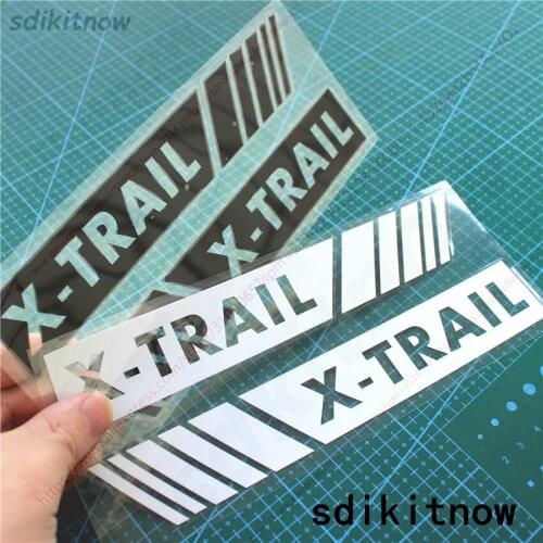 2pcs/lot Car Rearview Mirror Sports Sticker Sports Decal Decoration For Nissan New Xtrail T30 T31 T32 2013-2019 accessories