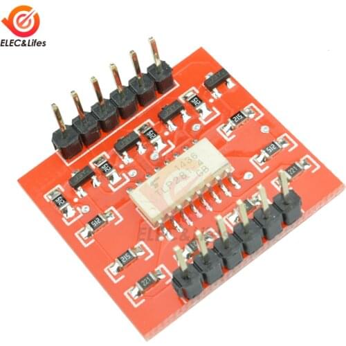 TLP281 4 Channel Optocoupler Isolation Board Voltage Converter Adapter High Low Level Driver Photoelectric Isolated Module