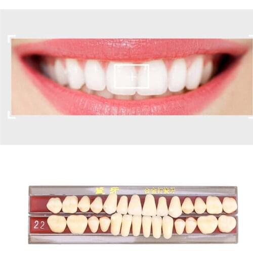 1 Box Porcelain Tooth Dental Oral Material Color Shade Guide Teeth Dental Accessories Dental Restorative Materials