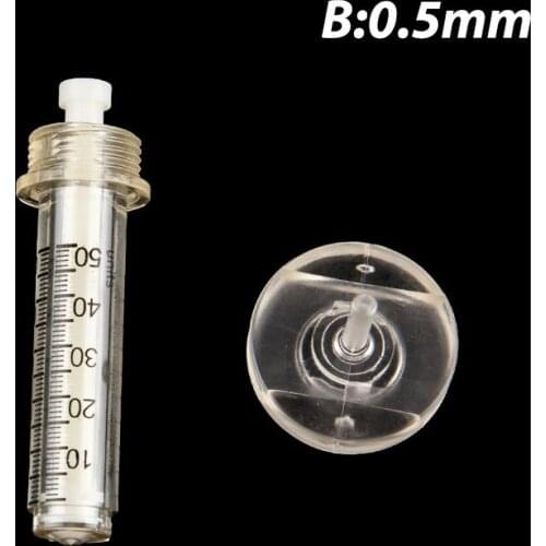1PCS Syringe Ampoule Head And Needle For Hyaluron Acid Pen Mesotherapy Gun Anti Wrinkle Lifting Lip Face Beauty Injector