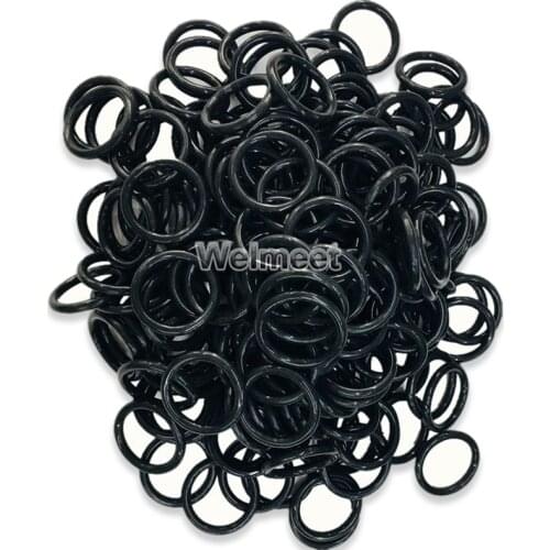 10pcs Wire Diameter 2.4mm OD6-180mm Oil Resistant NBR Nitrile Sealing Ring Butadiene Rubber O-Ring Seal Gasket
