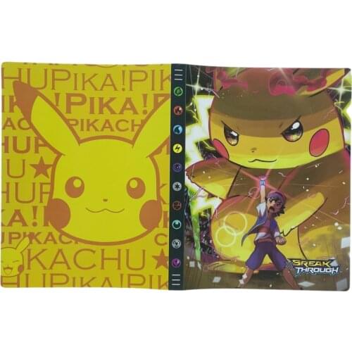 9 Pocket Pokemon 432 Card Album Playing Game Liver Pokemon VMAX GX Map Loaded List Book Binder Collection Protection Holder Toy
